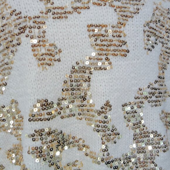 LAVISH SEQUIN SWEATER MEDIUM - Picture 6 of 9